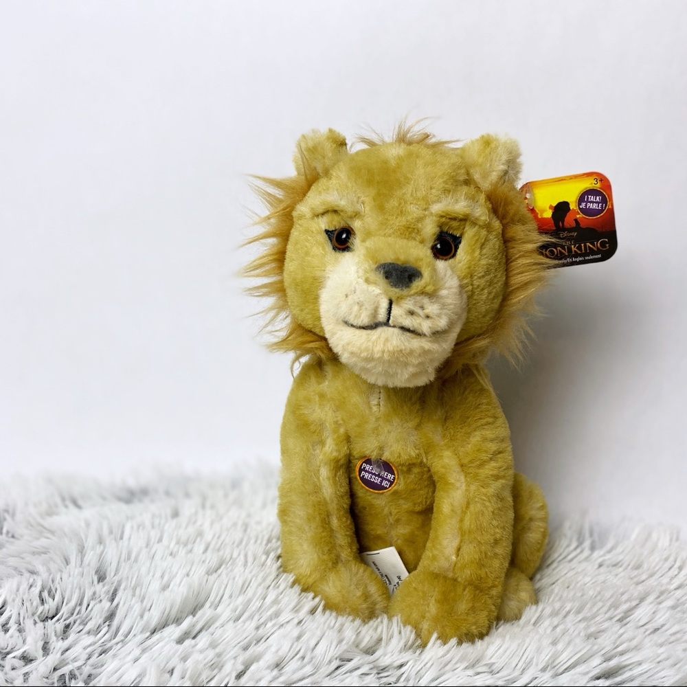 NWT SIMBA Lion King Talking Plush